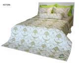 Bộ chăn ra gối bọc chằn gòn Cotton Jamion KCT236 160x200 (Trắng)