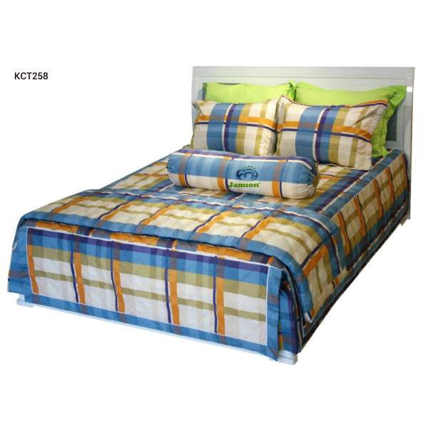 Bộ chăn ra gối bọc chằn gòn Cotton Jamion KCT258 160x200