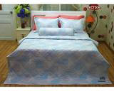 Bộ chăn ra gối bọc Cotton Jamion KCT206 160x200 (Xanh)