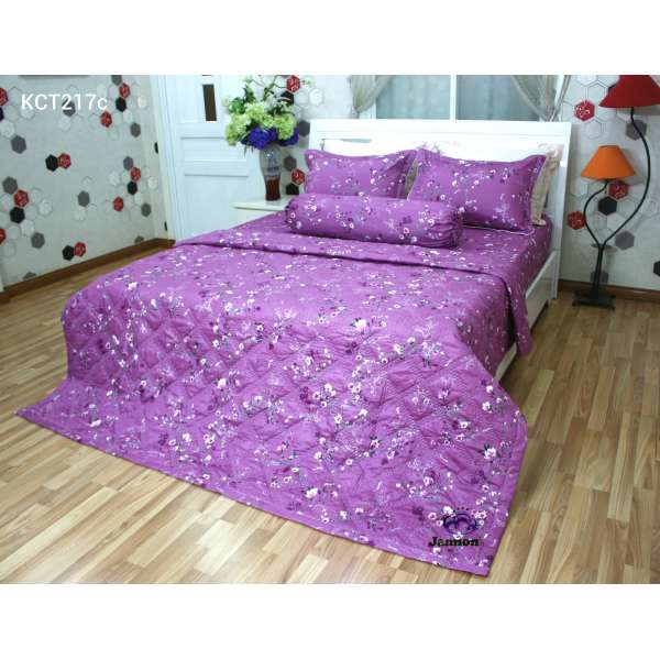 Bộ chăn ra gối bọc Cotton Jamion KCT217c 160x200