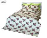 Bộ chăn ra gối bọc Cotton Jamion KCT239 160x200 (Trắng)