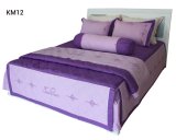 Bộ chăn ra gối bọc Cotton thêu Jamion KM12 180x200 (Tím)