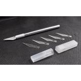 Bộ dao cắt loại chuyên dụng làm mô hình thủ công, lắp ráp, tặng kèm 5 lưỡi dao dự phòng (DO124 TP) - Luân Air Models
