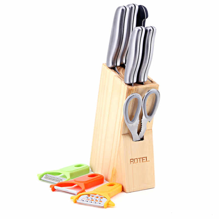 Bộ dao làm bếp 10 món Rotel