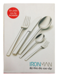 Bộ dao thìa dĩa Inox 5 Món IronMan (Bạc)