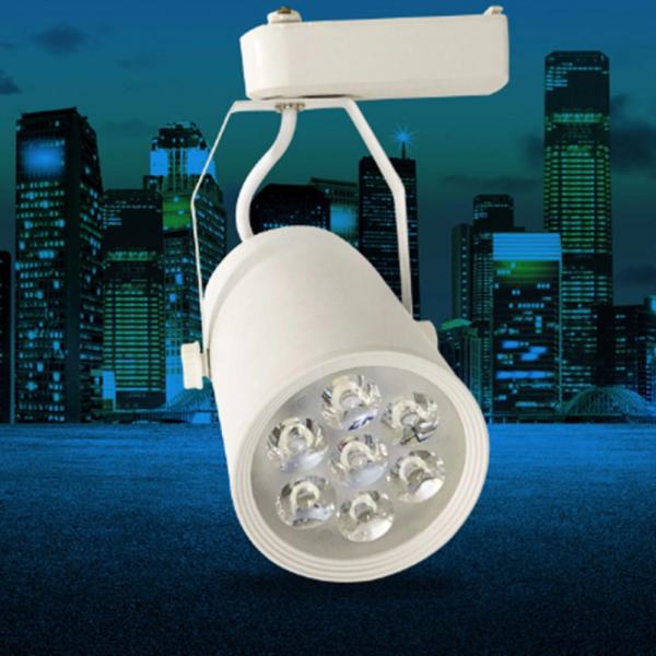 Bộ đèn led chiếu điểm 7W và Thanh ray treo trần