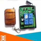 Bộ học lệnh 4 kênh 12v rf315mhz + tay phát