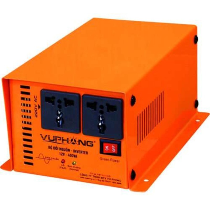 Bảng giá Bộ đổi nguồn / kích điện (inverter) SINE CHUẨN 12V-400VA