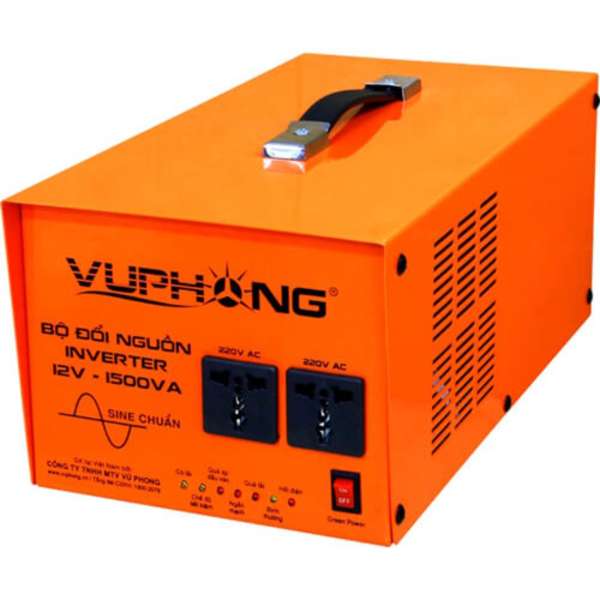 Bộ đổi nguồn (kích điện / inverter) sine chuẩn 12V-1500VA