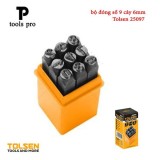 Bộ Đóng Số 6mm 9 Cây Tolsen 25097