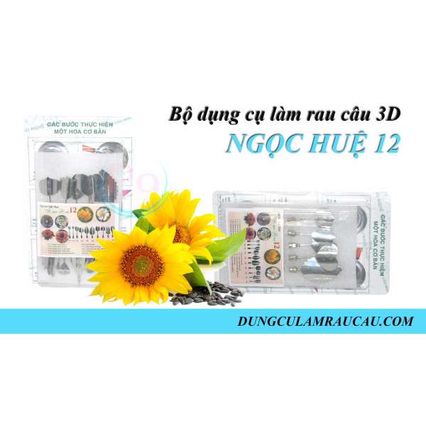 Bộ dụng cụ làm rau câu 3D Phương Anh  - NH12