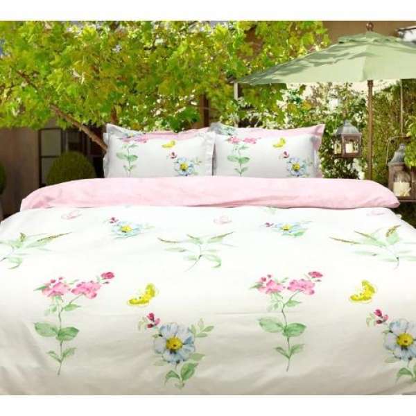 Bộ ga gối 100% cotton Hàn Quốc Julia 236 180x200