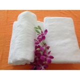Bộ khăn mặt và khăn tắm cotton siêu thấm loại lớn BHOME 70x140cm (Trắng)
