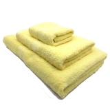 Bộ khăn tắm + khăn mặt + khăn lau Dobby Athena Hạt gạo (Vàng)