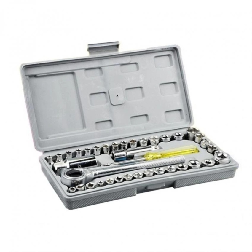 Bộ khẩu mở siết ốc và bugi 40 chi tiết