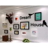 Bộ khung ảnh treo tường trang trí nhà cửa Dream House, Reindeer