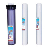 Bộ lọc nước 1 cấp lọc 20 inch (03 lõi PP) Smy (xanh trong)
