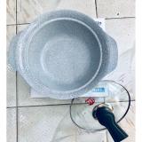 Bộ nồi 18cm ceramic Ilo vân đá Korea