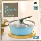 Bộ nồi 21cm ceramic Ilo vân đá Korea