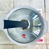Bộ nồi 24cm ceramic Ilo vân đá màu hồng Korea
