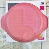 Bộ nồi 27cm ceramic Ilo vân đá màu hồng Korea