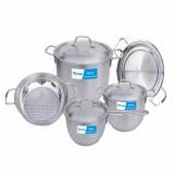 Bộ nồi 5 cái Orison  nắp inox 3 đáy ORB5CX