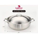 Bộ Nồi Chảo Inox 304 Bếp Từ Happy Cook HC-06VRX