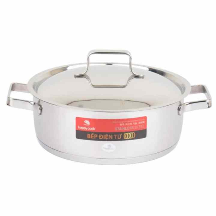 Bộ nồi quánh inox 3 đáy bếp từ Milan HC-06ML