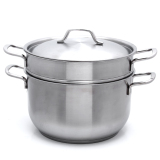 Bộ nồi xửng hấp Inox 3 đáy Fivestar 24cm dùng bếp từ
