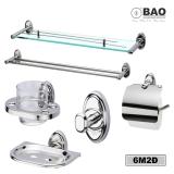 Bộ phụ kiện phòng tắm BAO - 6M2D (INOX 304)