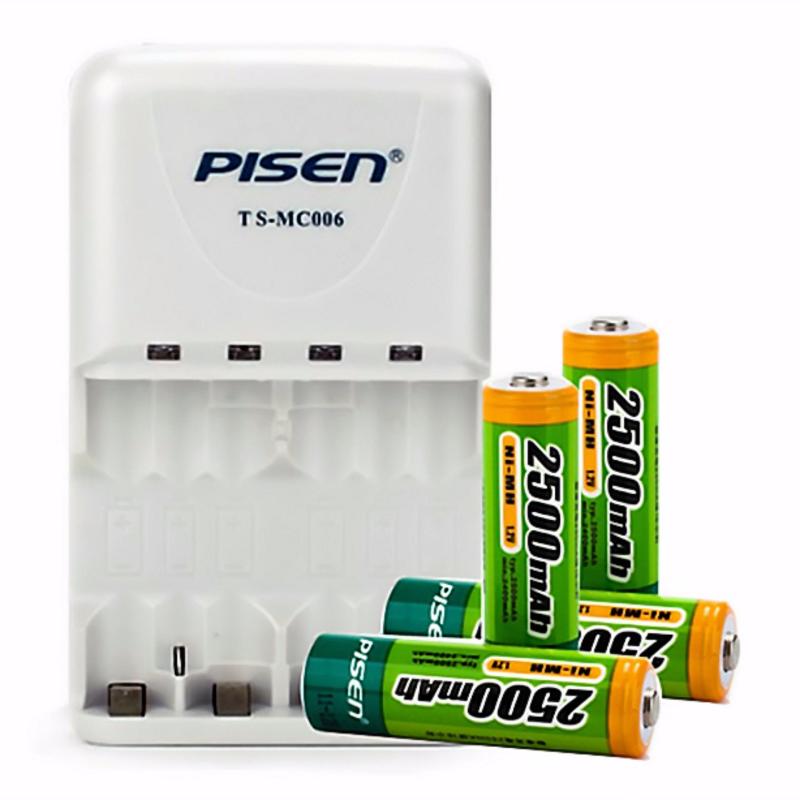 Bảng giá Bộ Pin Sạc Pisen Ts-Mc006 Kèm 4 Pin Aa
