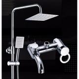 Bộ sen tắm đứng nóng lạnh và vòi lavabo nóng lạnh THE ONE chất liệu inox ALCC