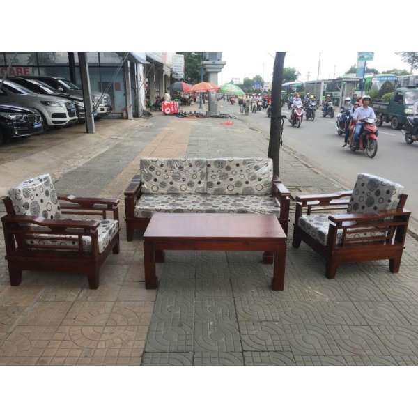 Bộ sofa gỗ phòng khách BK1250N