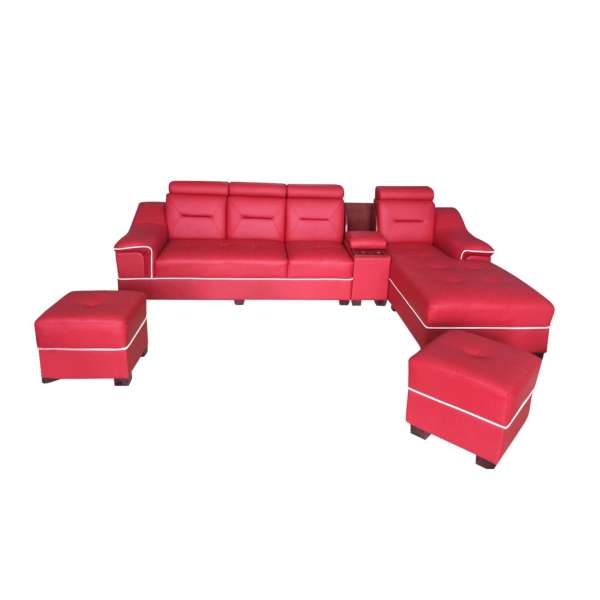 Bộ sofa góc Li-Concept Juno (đỏ)