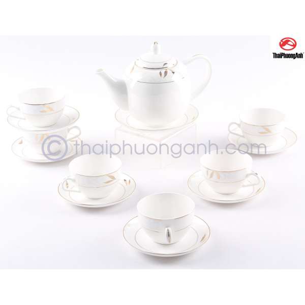 Bộ tách trà 14 món Sứ Xương Royal Houseware 1452615