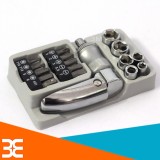 Bộ Tháo Bu Lông-Ốc Vít 17 Chi Tiết
