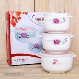 Bộ thố sứ có tai cao cấp,