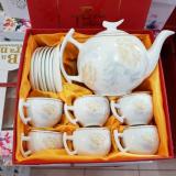 Bộ trà cao cấp - Gốm sứ Bát tràng