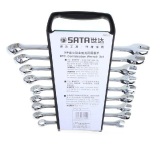 Bộ tròng 9 chi tiết Sata 09-020 19mm (Xanh)