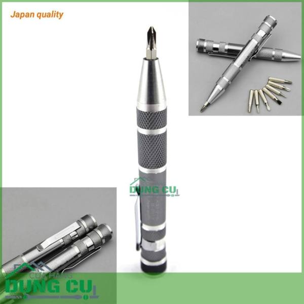 Bộ tuốc nơ vít, tô vít bút đa năng nhỏ gọn thép CR-V chất lượng Nhật Bản