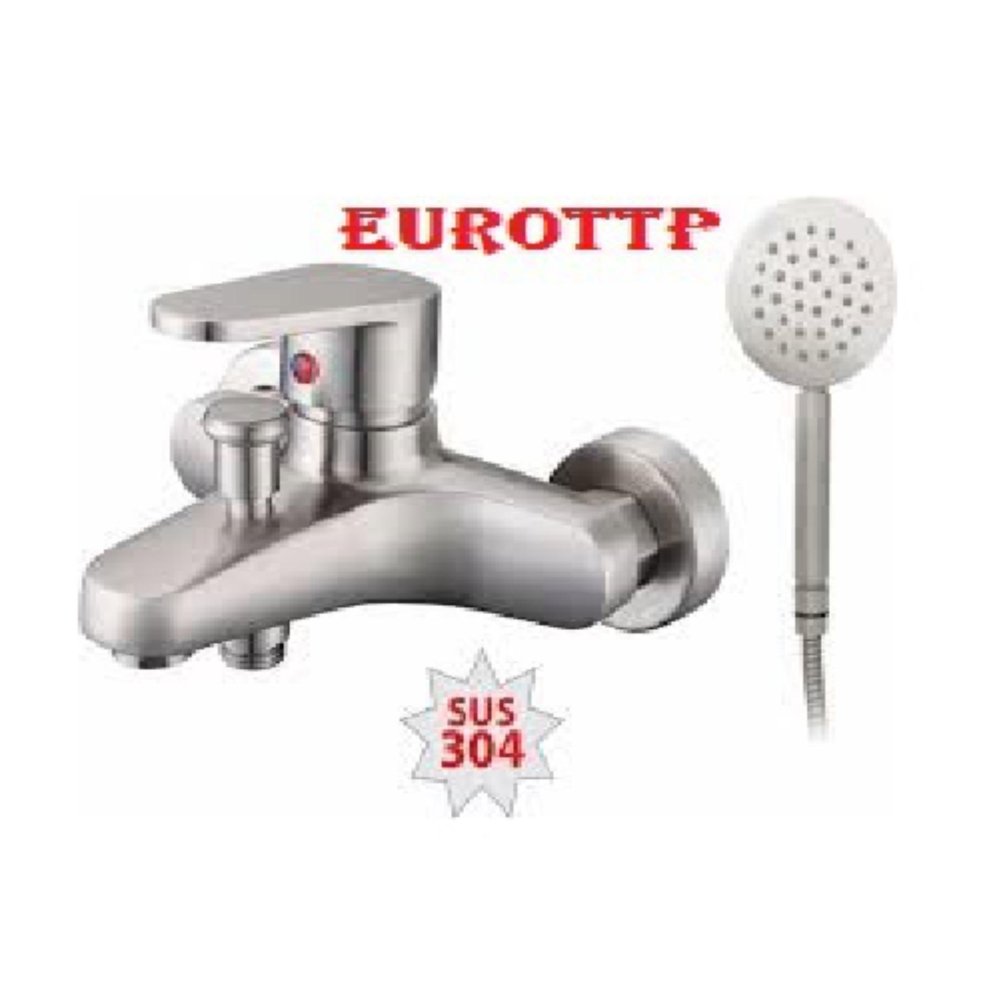 Bộ vòi sen nóng lạnh Inox SUS 304 EUROTTP EU-6604 (vàng)