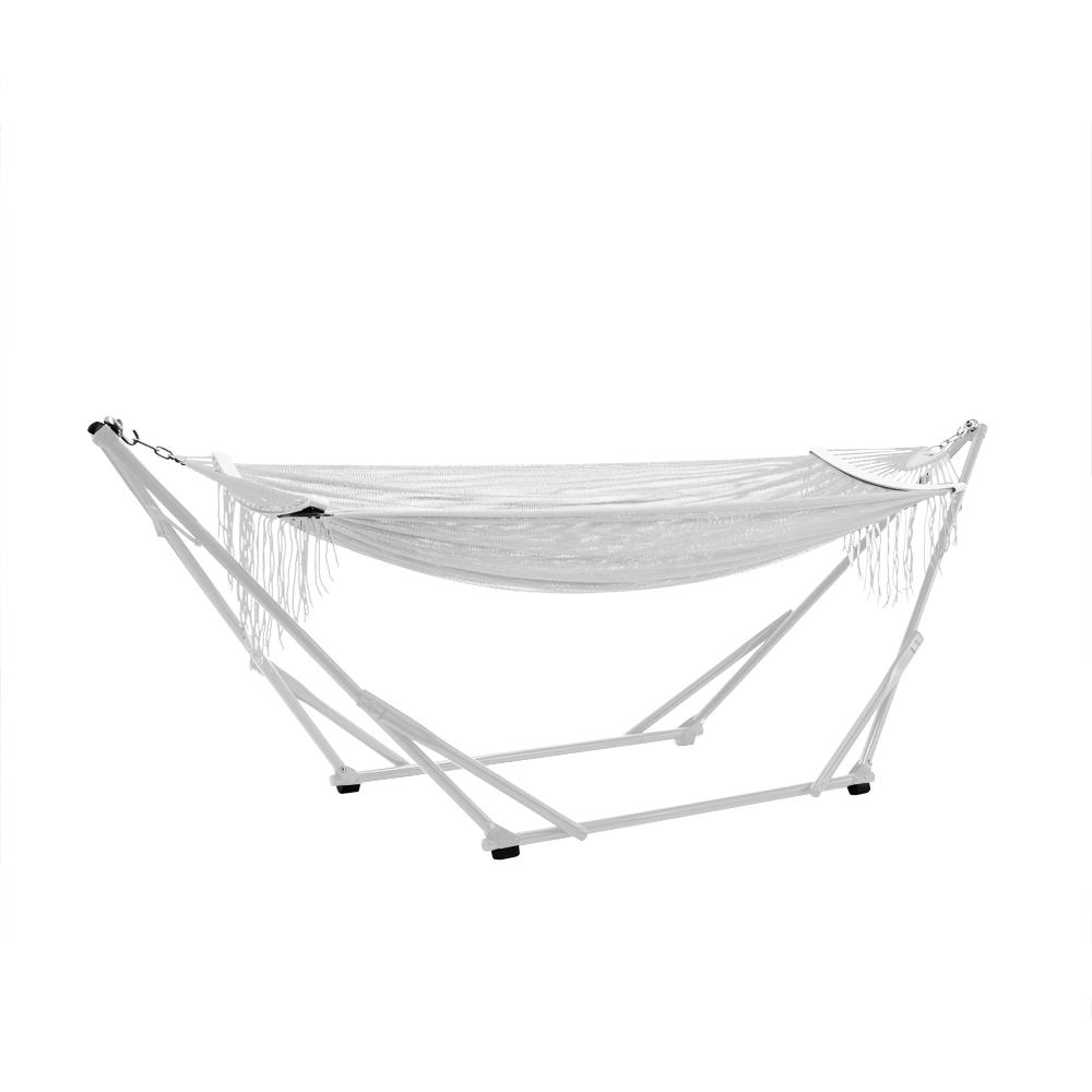 Sifflus Japan - Bộ Võng Xếp Cao Cấp Stylish Garden Ultra Hammock (Trắng Kem)