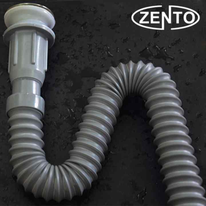 Bộ xi phông, ống xả mềm Zento ZXP014 ( Xám )