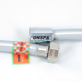 Bộ xịt vệ sinh dây PVC xám bạc xoay 360 độ Onspa 134 1m2
