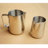 BolehDeals 2 cái Đồng Hồ Thép Không Gỉ Pha Cà Phê Sữa Không Gỉ Hơi Nước Sữa Latte Pitcher-quốc tế