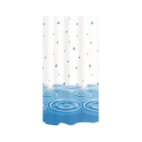 BolehDeals Màn Tắm Nhựa EVA Thấm Nước Lót Tắm Trang Trí Raindrop-quốc tế