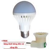 Bóng đèn Led cảm ứng tích điện 7W (tặng kèm chui sạc)