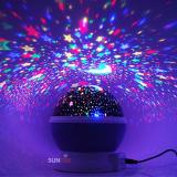 Bóng đèn LED máy chiếu bầu trời đêm đầy sao (Hồng)