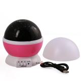 Bóng đèn LED máy chiếu bầu trời đêm đầy sao (Hồng)