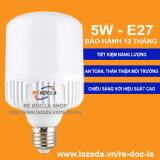 [HCM]Bóng đèn Led trụ công suất 5W Trắng